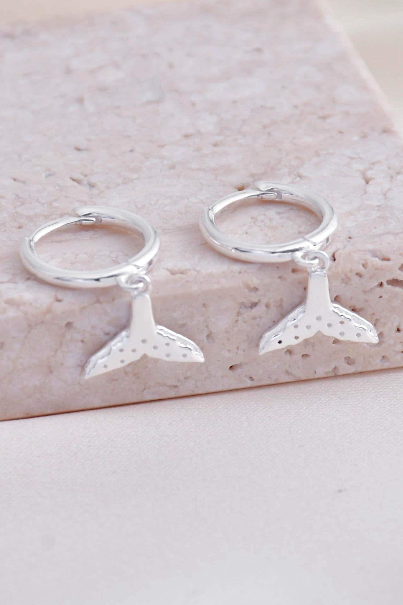 sterling-silver-whale-tail-hoops-just-for-you-closeup