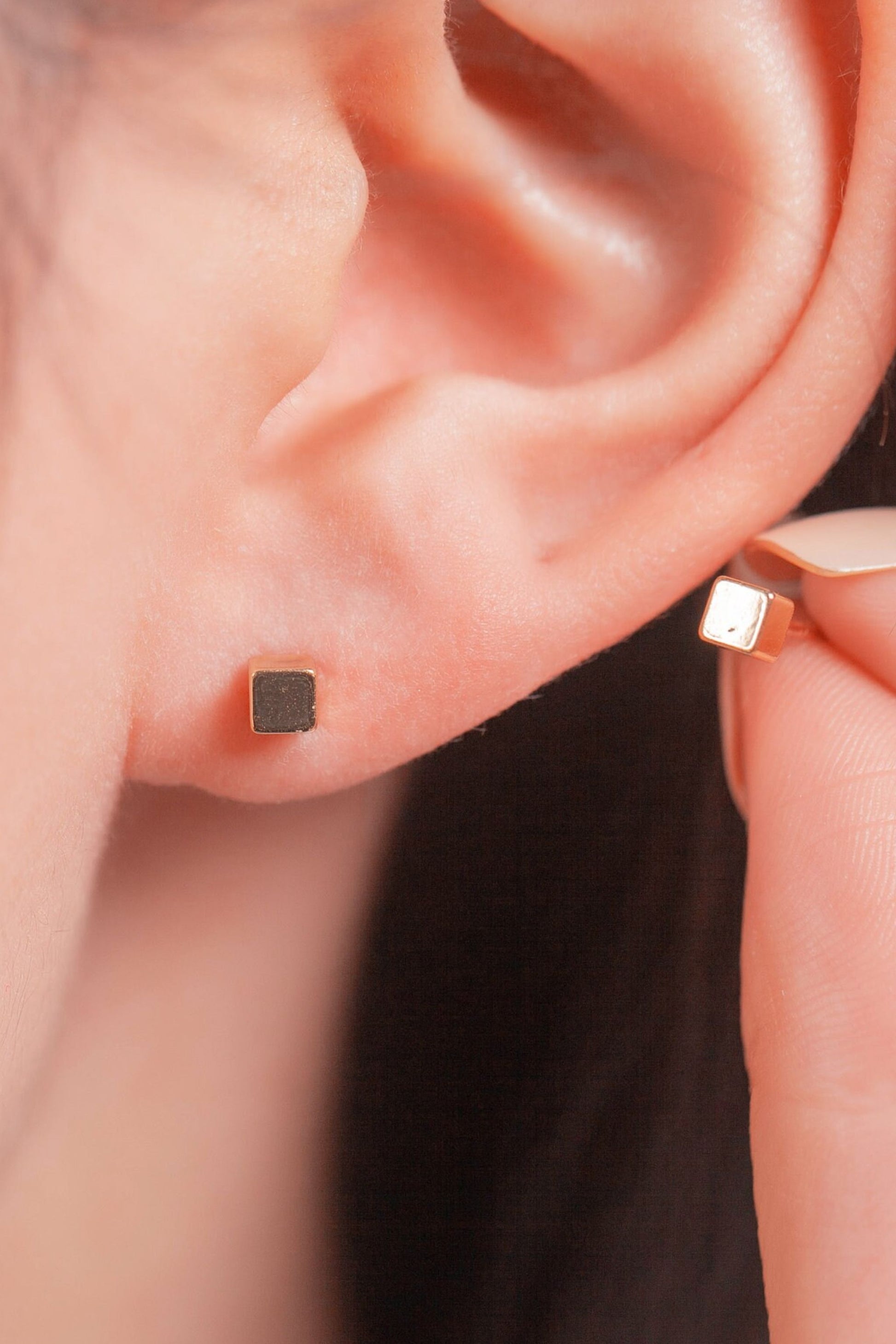 sterling-silver-3mm-square-studs-in-gold-model